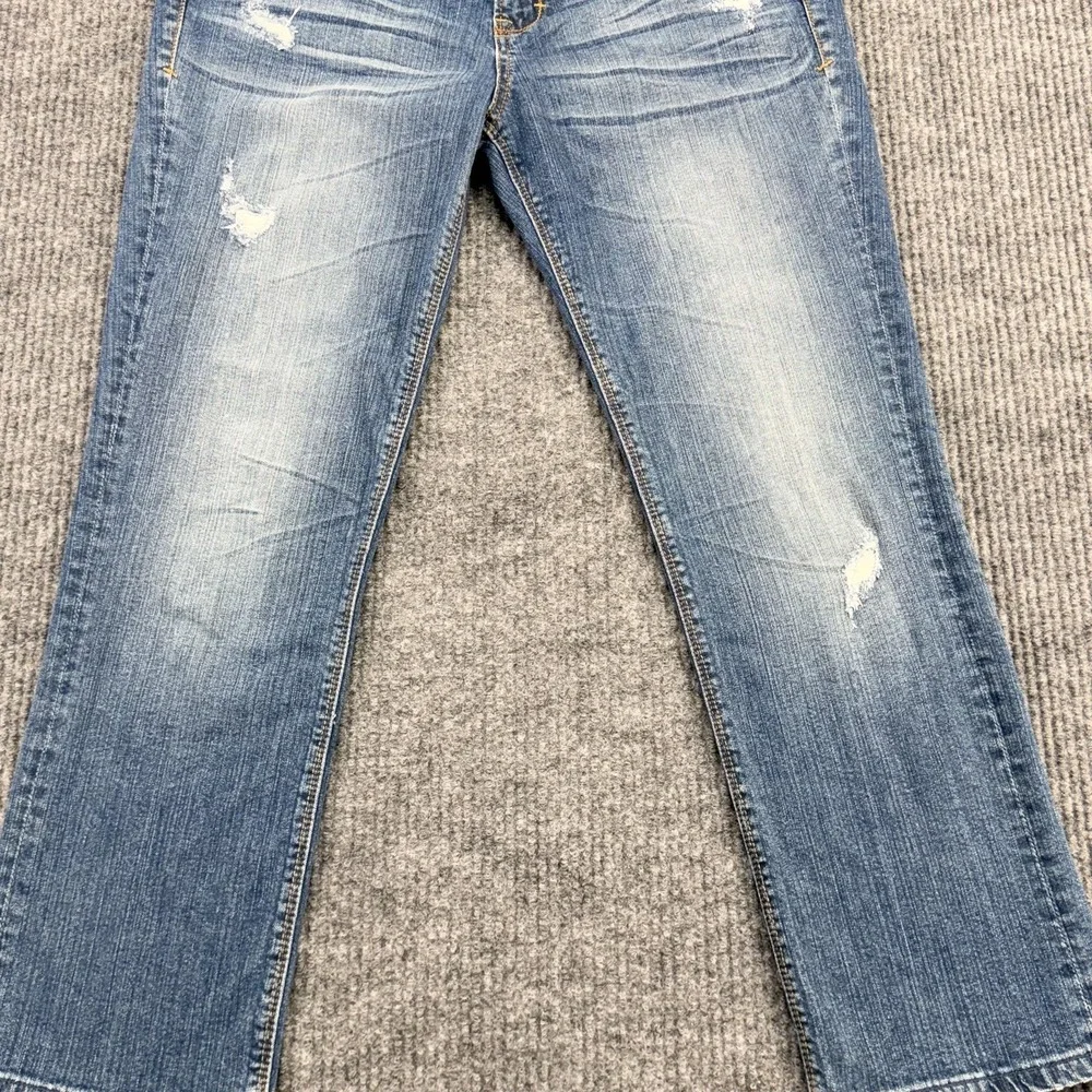 Cult Of Individuality Jeans Mens 32x28 Blue Medium Wash Distressed Stretch Denim